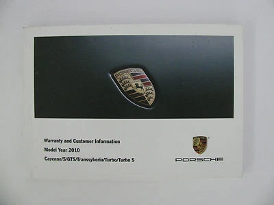 Porsche Cayenne Garantía y libro de información al cliente desde 2010  Foto 1 de 3