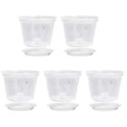 Enhanced Air Circulation Orchid Pots 7inch Slotted Plastic Pots (15 Pack)