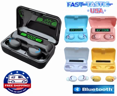 Bluetooth Waterproof Wireless Earbuds  Android  Apple Iphone Earphones FREE SHIP - Image 1 of 4