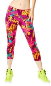 Authentic Zumba So Samba Perfect Capri Leggings XS, Small, Large, 2XL - NWT - Picture 1 of 5