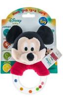 Disney Mickey Mouse Soft Stuffed Plush Round Rattles Baby Toy