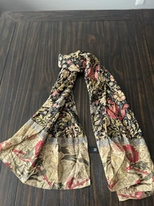 Metropolitan Museum of Art William Morris Compton Crepe de Chine Silk Scarf - Picture 1 of 13