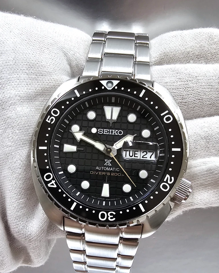 Seiko Prospex Men's Black Watch - SRPE03