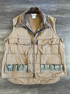 Walls Master Made Mens Hunting Vest Large Regular Tan 100% Cotton Fowl Fishing - Picture 1 of 8