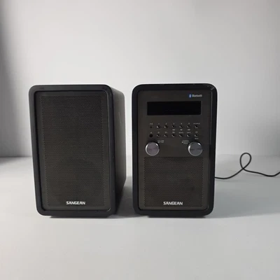 Radio de mesa gabinete madera SANGEAN WR-50 AM/FM-RBDS/Bluetooth negra Foto 1 de 4