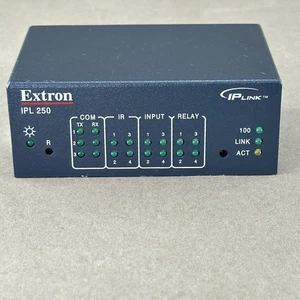 Extron IPL 250 IP Link Ethernet Control Processor – Used, 3× RS‑232, IR, Relays - Picture 1 of 7