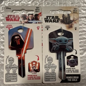 2 tasti Star Wars foto double face non tagliati KW1 KW10 KW11 - Foto 1 di 3