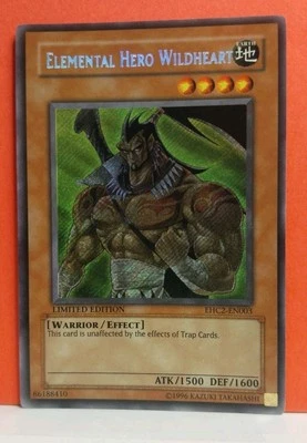 Elemental Hero Wildheart Secret Rare EHC2-EN003 Yu-Gi-Oh Card 2006 - Image 1 of 4