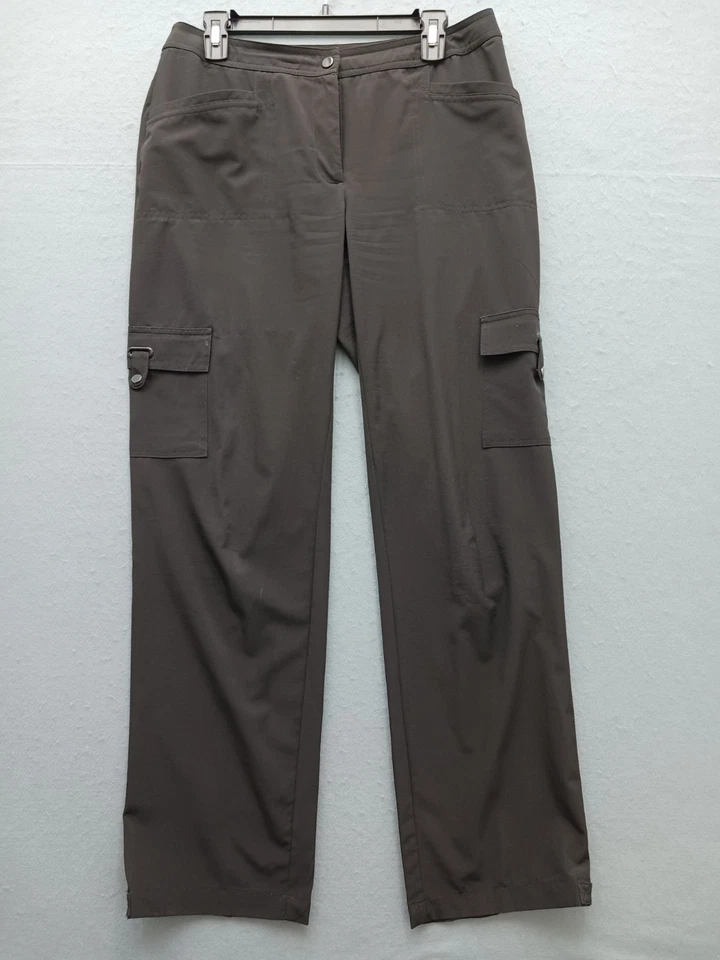 Pantalones cargo Zenergy para mujer rectos talla 0,5 grises Foto 1 de 4