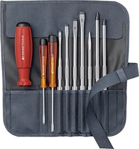 Juego de destornilladores de repuesto PB SWISS TOOLS 8218GY 9 piezas gris envío gratuito con seguimiento # - Imagen 1 de 3