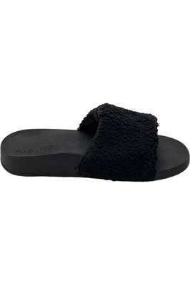 Vionic Adjustable Cozy Slide Slippers Keira Black - Image 1 of 4