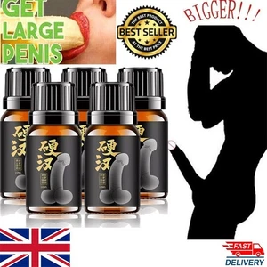 1~5x Men Penis Enlarger&Penis Growth Oil Faster Enhancement Enlargement 10ml UK - Picture 1 of 19