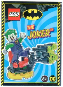 LEGO - El Joker con bláster de pegamento - Paquete de lámina #4 - 212116 nuevo y sellado - sh590 - Imagen 1 de 1