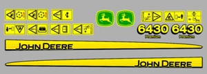 Juego completo de pegatinas John Deere 6430 Decals (pegatinas) - Imagen 1 de 1