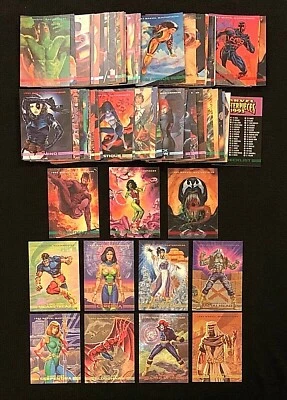 1993 MARVEL MASTERPIECES BASE / PROMOS / X-MEN 2099 DYNA-ETCH SINGLES YOU CHOOSE - Image 1 of 2