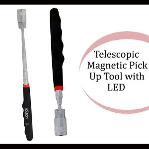 Metall Teleskop Magnetischer Pick Up Werkzeug Lift mit LED Licht Verlängerungsstift Rolson