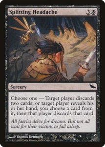4x Splitting Headache - NM PACK FRESH - Shadowmoor - SPARROW MAGIC mtg - Picture 1 of 1