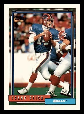 Frank Reich 1992 Topps #524a Buffalo Bills Mint - Image 1 of 2