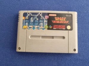 Space Invaders Super Nintendo SNES Cartridge Tested AUS PAL EXCLUSIVE RARE - Picture 1 of 2