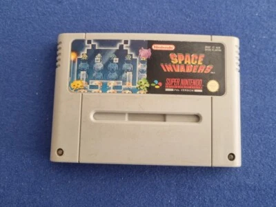 Space Invaders Super Nintendo SNES Cartridge Tested AUS PAL EXCLUSIVE RARE - Image 1 of 2