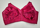 24A16 Playtex 4693 18 Hour TruSupport Full Coverage Bra 40D Berry