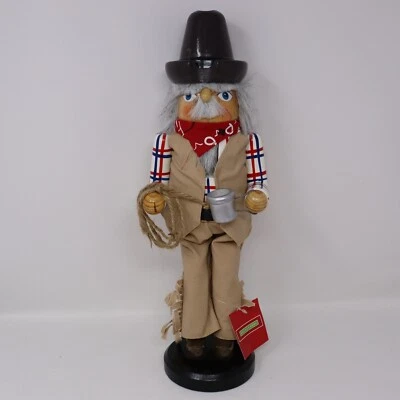 西部 Rodeo 牛仔圣诞胡桃夹子带套索马克杯头巾  — 第 1/4 张图片