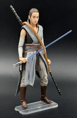 Star Wars REY 2018 100 % completo 6"" Black Series #44 Last Jedi Ep VIII entrenamiento  Foto 1 de 3