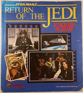 Star Wars : Return of the Jedi Sticker Album , 1983 : Panini : 100% Complete.
