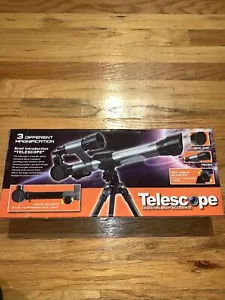 Refracting Telescope with Tripod and Finder Scope,20X 30X 40X Magnification Open - Picture 1 of 6