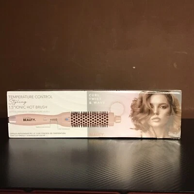 1.5" Cortex Ionic Temperature Control Styling Brush - Pink V - Image 1 of 4