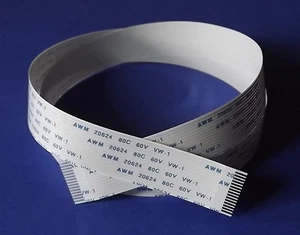 Cable plano FFC A 15Pin 1.0Pitch 60 cm Flat Flex Cable Ribbon cable plano - Imagen 1 de 2
