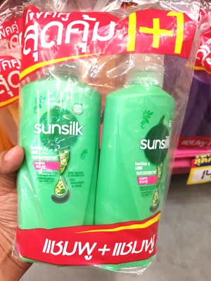2 × Sunsilk shampoo Biotin sunflower oil and Amina acids. 350 ml. - Image 1 of 2