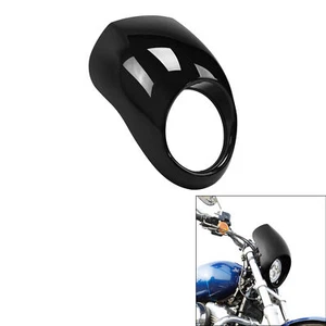 Headlight Fairing Mask Fit For Harley Sportster Dyna XL 883 1200 FX 1973-up - Picture 1 of 15