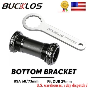 Soporte inferior de bicicleta de carretera BSA 68/73 mm BB para herramienta roscada de husillo SRAM DUB 29 mm - Imagen 1 de 15