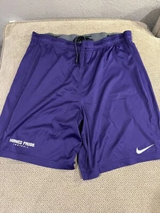 Mens Nike Team Issued Tcu Horned Frogs Football Team Shorts Purple Large - Picture 1 of 1