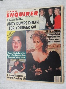 NATIONAL ENQUIRER MAGAZINE MAY 21 1985 LIZ TAYLOR BROOKE SHIELDS JERRY LEE LEWIS - Picture 1 of 2
