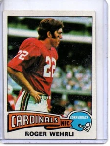 1975 Topps #403 Roger Wehrli St. Louis Cardinals (famer del Salón de la Fama) - Imagen 1 de 2