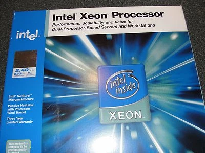 Intel Xeon 2.4GHz (BX80532KE2400E) Processor SL7DF - Image 1 of 4