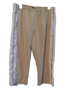 Nike Damen 12/14 hellbraun Capri Länge Jogging Komfort Gym Yoga Athleisure Hose - Bild 1 von 9