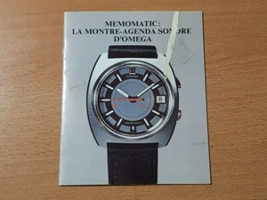 1970'S OMEGA MEMOMATIC INSTRUCTION USER MANUAL BOOKLET                     #7461 - Picture 1 of 9