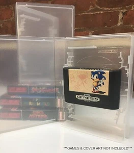 5xUniversal Video Game Case Box For Disc Cartridge Cart N64 SNES EA Sega Genesis - Picture 1 of 6