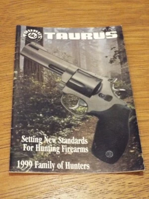 Folleto vintage de pistola/arma de fuego/caza TAURUS de 1999 Foto 1 de 3