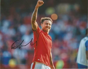 NOTTINGHAM FOREST: JESSE LINGARD SIGNED 10x8 ACTION PHOTO+COA **PROOF** - Picture 1 of 2