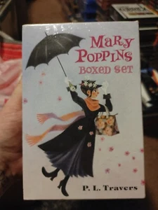 Mary Poppins by P. Travers Illustrated Paperback New Sealed Boxed Deluxe Set - Picture 1 of 3