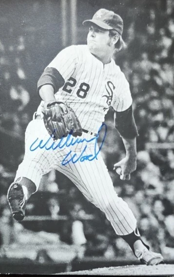 Postal firmada 3x5 Wilbur Wood Chicago White Sox 1967-1978 certificado de autenticidad JSA AQ52846 Foto 1 de 3