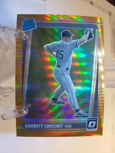 2021 Panini Donruss Optic Orange Prizm #64 Garrett Crochet 080/125 (82824) - Picture 1 of 2