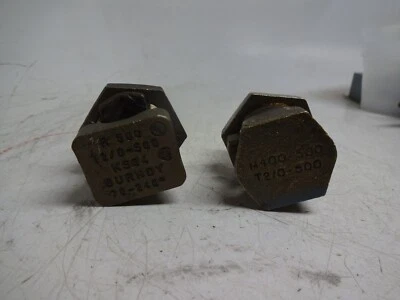 Lot of 2 BURNDY R 500 T2/0-500 KS34 DB 70-240 SPLIT BOLT - Image 1 of 4