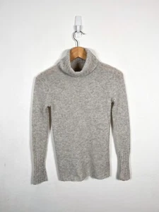 Jigsaw Jumper Womens Size XS Grey Roll Neck Cashmere Wool Soft Knit Sweater - Picture 1 of 10