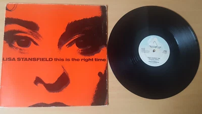 LISA STANSFIELD THIS IS THE RIGHT TIME 12" Vinyl Single Scratch Free Record - Image 1 of 2