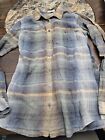 Horny Toad Colorful Plaid Flannel Shirt Women's Size XS